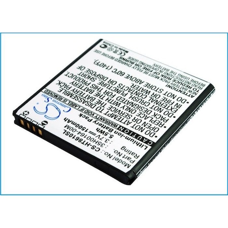 Bsc Preferred T-Mobile PG86100 Sensation 4G 1500mAh Mobile Phone Replacement Battery CS-HT8610SL.4